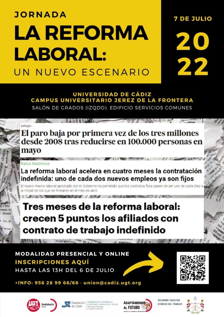 Información Jornada Reforma Laboral UGT Cádiz