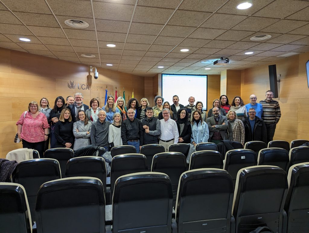 Asamblea de la Asociación Universitaria Española de Trabajo Social (AUETS) en la Sede de la Facultad de Ciencias del Trabajo en Jerez.