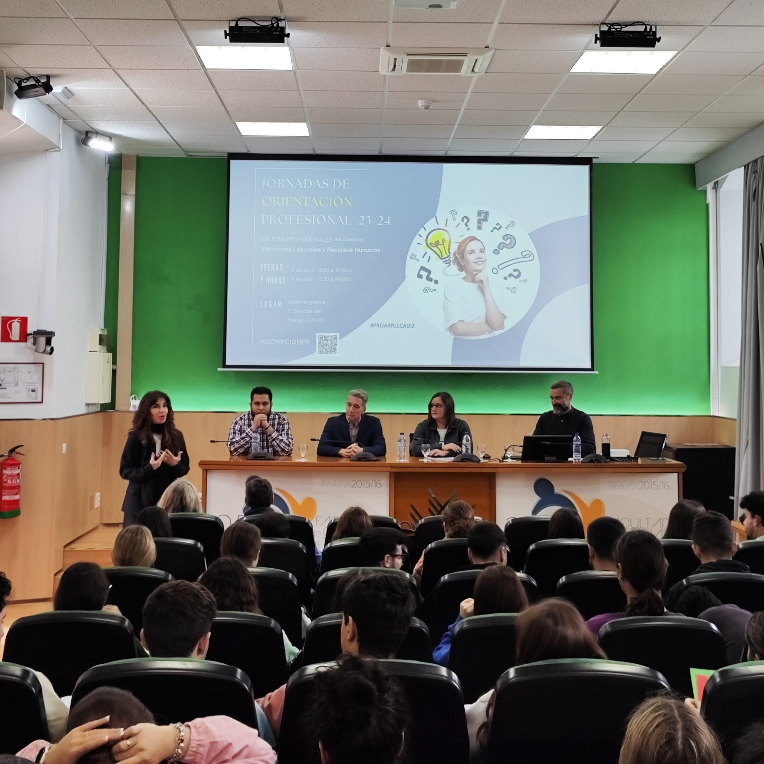 Celebradas las Jornadas de Orientación Profesional para estudiantes del Grado en Relaciones Laborales y Recursos Humanos en Cádiz