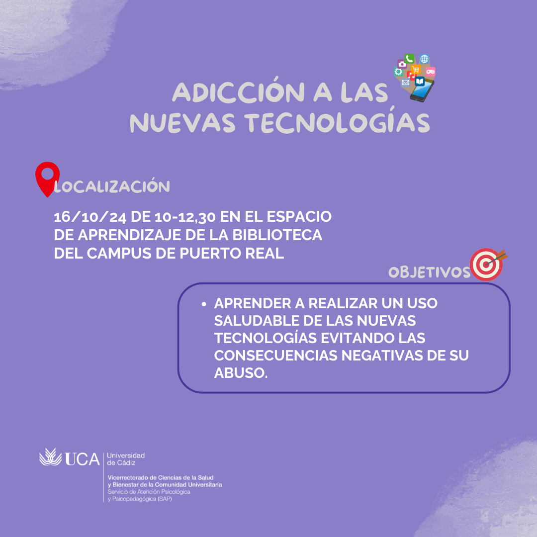 Taller “Adicción a las nuevas tecnologías”