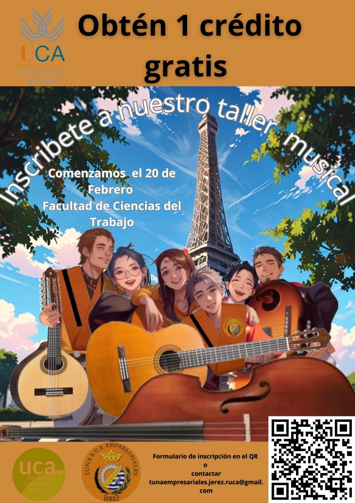 Inscripción al Taller Musical para estudiantes UCA