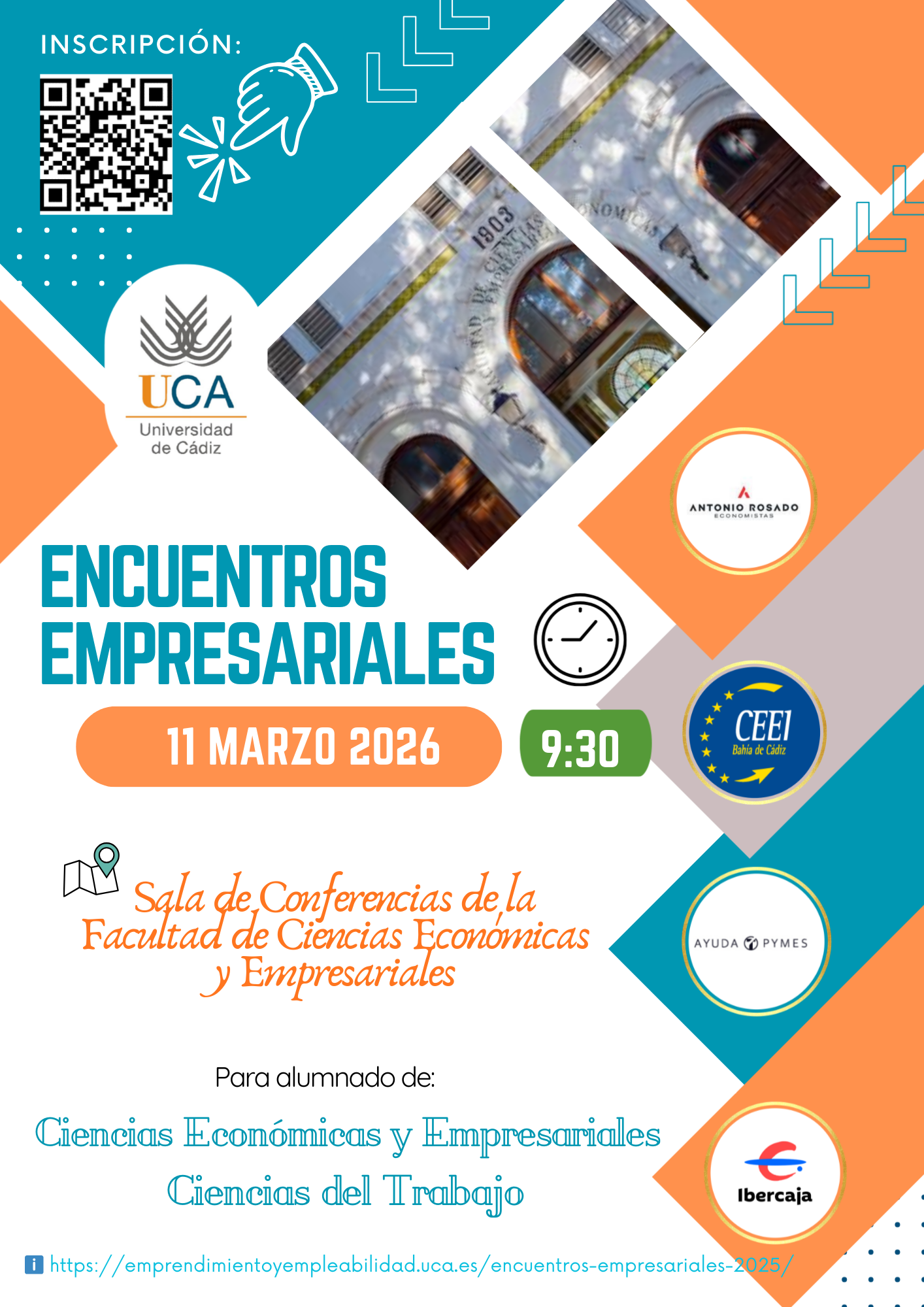 Encuentros Empresariales. Facultad CCEE y Facultad CC Trabajo