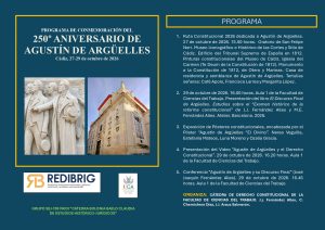 250º Aniversario de Agustín de Argüelles